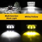 5inch Multi-color LED Work Light (White+Yellow)