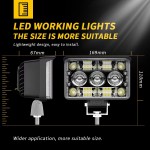 5inch Multi-color LED Work Light (White+Yellow)