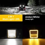 2 IN 1 4Inch 42LED Work + DRL ( day running light )
