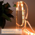 Office Christmas Decoration Smart Remote Control LED Light Strip Outdoor Waterproof Wireless RGB Lamp