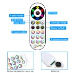 Bluetooth Mobile APP Dazzle Colour RGB 5m withRemote Music Controller 24V 72LEDs/m 5050 12V Neon LED Flexible Strips Lights