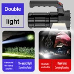 Rechargeable LED flashlight+  side light