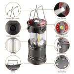 USB Charging Outdoor Camping Light with Torch,Red Warning Light,4 work modes,With magnets 