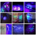 USB Rechargeable  UV LED Flashlight,Zoomable