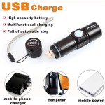 USB Rechargeable  UV LED Flashlight,Zoomable