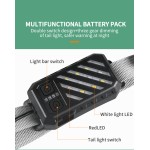 Multi-functions Rechargeable LED Running Night Light,ideal for Hiking,Bicycling, with phone bag etc.