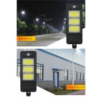 Outdoor Solar LED Street Light with Motion Sensor + Dusk to Dawn Sensor + Remote