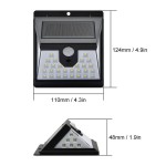 40 LEDs Three Sides Outdoor Solar LED Wall lamp with Motion Sensor
