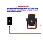 High beam-low beam adjustable Rechargeable work light,with power bank function