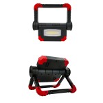 Foldable 2*10W COB LED work light,Powered by 4*AA battery 360° rotation stand