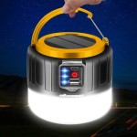 Multifunction Outdoor Remote Control Solar Camping Light with power bank function,USB rechargeable