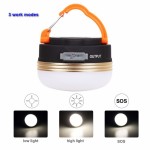 2 IN 1 USB rechargeable Outdoor Camping Lantern with power bank,Magnetic base