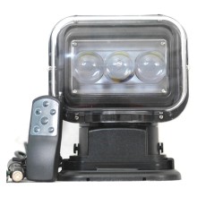 60W LED Rescue Search light for Boat Marine, Spotlight with Wireless Remote, 4800lumen