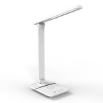 USB Foldable Desk Lamp with Wireless Charger function,Timer & Dimmer