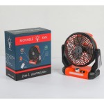 3 IN 1 Portable 8 inch Fan with camping light ,power bank
