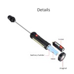 USB Charging Magnetic BBQ LED Light,Zoomable and flexible light head with COB side light 