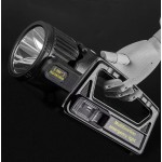 Multi-functions Portable Dual Lights Torch, with Solar Charging,Power Bank,Emergency Light