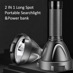 Rechargeable spotlight with power bank,hunting search light