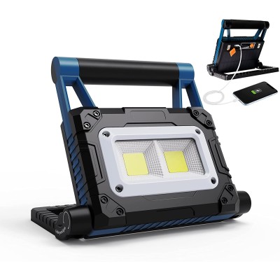Portable Soar LED work light with magnet base,power bank,Strobe light