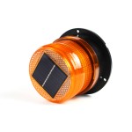 DC12-24V, Solar Rechargeable LED Beacon, With Magnetic Base