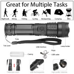Rechargeable Flashlight with Zoom in/out