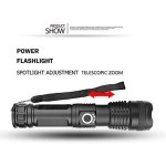 Rechargeable Flashlight with Zoom in/out