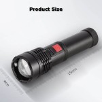 Zoom in/out Rechargeable Flashlight