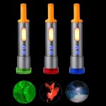 Rechargeable Multi Colors LED Camping/Hiking/Hunting/Fishing flashlight