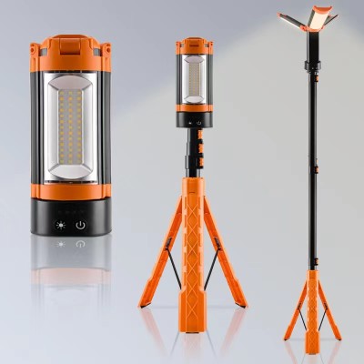 Multi-functions Tripod Stand Rechargeable LED Flood Light with Power Bank Function