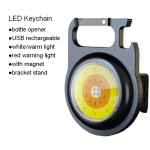 Mini Multi-functions LED keychain with bottle opener