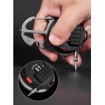 Multi-functions keychain light/tool set 