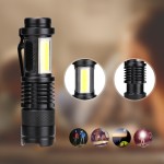 Zoomable Pocket Flashlight with Clip