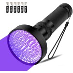 100 LED UV Flashlight