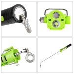 5 in 1 LED work light with safety hammer,belt cutter,screw finder,torch,Red warning light