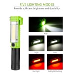 5 in 1 LED work light with safety hammer,belt cutter,screw finder,torch,Red warning light
