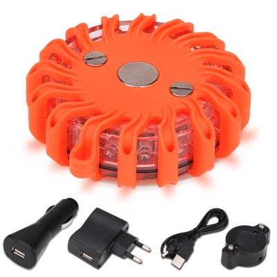 Rechargeable LED safety warning light/Road flare