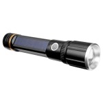 Multi-function Zoomable Solar Flashlight with Power Bank,Compass 