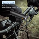 Super Bright USB Rechargeable Bicycle Headlight with Side Fog Light