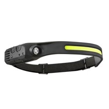 Multi-color rechargeable camping induction headlamp