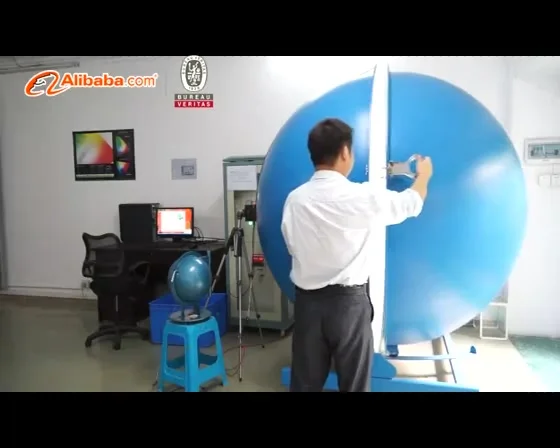 Integrating-sphere-style optical testing equipment